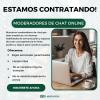 Trabaja desde casa como moderador de chat
